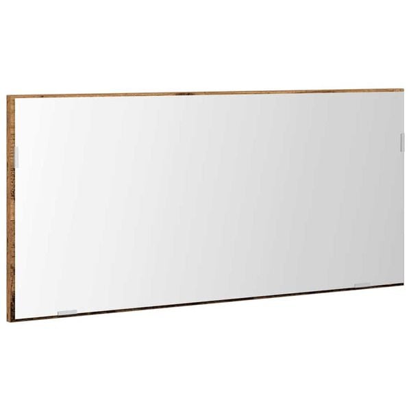 vidaXL Mirror Old wood 80 x 37 cm Glass and Engineered Wood