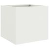 vidaXL Planter White 32x30x29 cm Steel