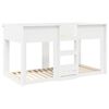 vidaXL Bunk Bed for Kids White 90 x 200 cm Engineered Wood