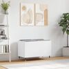 vidaXL Record Cabinet White 74.5x38x48 cm Engineered Wood