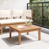 vidaXL Garden Table Brown Solid Teak wood