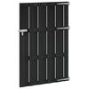 vidaXL Garden Gate 100 x 150 cm WPC and Aluminium Black