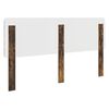 vidaXL Headboard Smoked Oak 200 cm Engineered wood