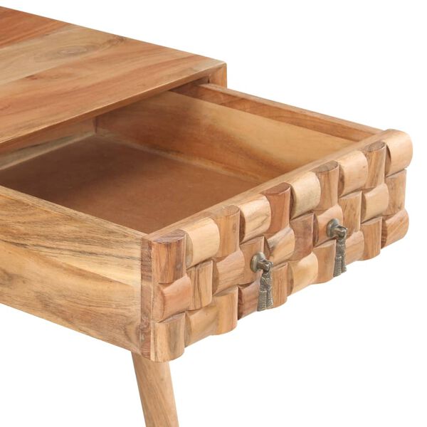 vidaXL Writing Desk 115x50x76 cm Solid Acacia Wood