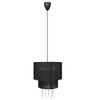 Pendant Ceiling Lamp Chandelier Crystal Black