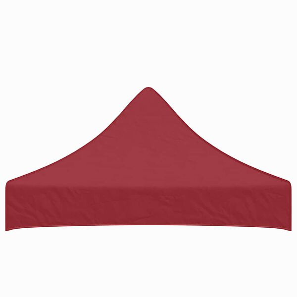 vidaXL Party Tent Roof 2x2 m Burgundy 270 g/m&sup2;
