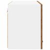 vidaXL Hanging Cabinet with Storage Old Wood and White 60 x 31 x 40 cm