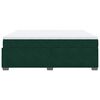 vidaXL Box Spring Bed with Mattress Dark Green 180x200 cm Velvet