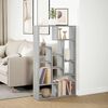 vidaXL Bookcase Grey Sonoma 72x20x120.5 cm Engineered Wood
