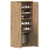 vidaXL Shoe Cabinet Artisan Oak 80 x 39 x 178 cm Engineered Wood