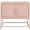 vidaXL TV Cabinet Pink 68.5x39x60.5 cm Steel