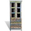 Reclaimed Wood Bookshelf Bookcase 5 Drawers & 2 Doors