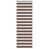 vidaXL Zebra Blind Brown 70x230 cm Fabric Width 65.9 cm Polyester