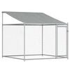 vidaXL Dog Cage with Roof and Doors Grey 6x2x2 m Galvanised Steel