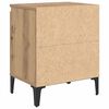 vidaXL Bedside Cabinet Artisan Oak 40 x 30 x 50 cm Engineered Wood