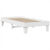 vidaXL Bed Frame without Mattress White 100x200 cm Solid Wood Pine