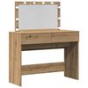 vidaXL Dressing Table Artisan Oak 100 x 40 x 120 cm Engineered Wood