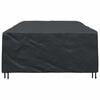 vidaXL Furniture Cover Plain Black 315 x 180 x 74 cm 600D