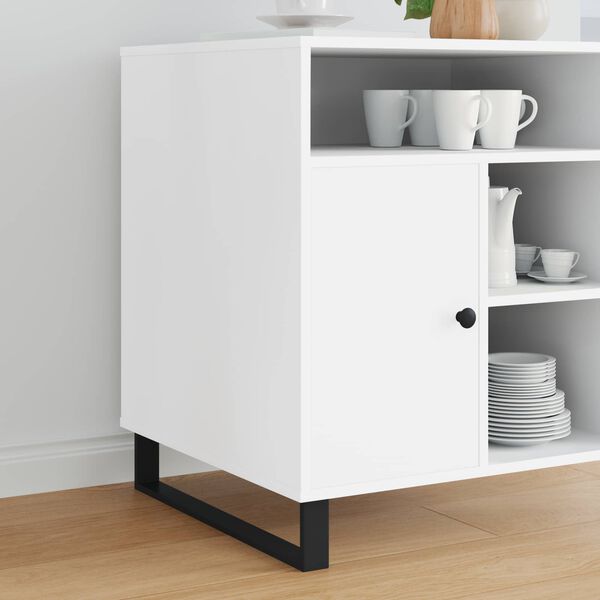 vidaXL Furniture Feet 2 pcs Black 54.6 x 4 x 10 mm Iron