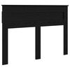vidaXL Bed Frame with Headboard Black Oak 140 x 190 cm Engineered Wood