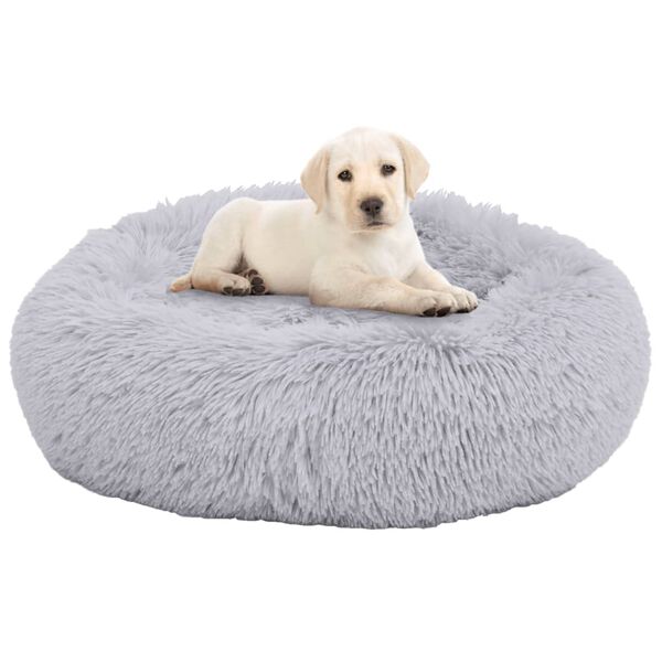 vidaXL Washable Dog & Cat Cushion Light Grey 90x90x16 cm Plush