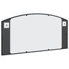 vidaXL Wall Mirror Black 100x50 cm Arch Iron