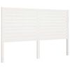 vidaXL Bed Headboard White 166x4x100 cm Solid Wood Pine
