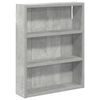 vidaXL Bathroom Wall Cabinet with Shelf Concrete Grey 40 x 10 x 50 cm
