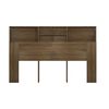 vidaXL Headboard Cabinet Brown Oak 160x19x103.5 cm
