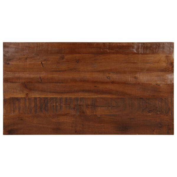 vidaXL Table Top 110x50x2.5 cm Rectangular Solid Wood Reclaimed