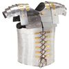 vidaXL Roman Soldier Body Armour Replica LARP Silver Steel