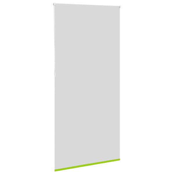 vidaXL Roller Blind Blackout Leaves Green 95x230 cm Fabric Width 90.7 cm Polyester