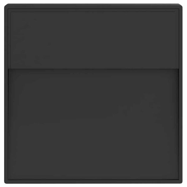 vidaXL Outdoor LED Wall Light Black Die-cast Aluminium