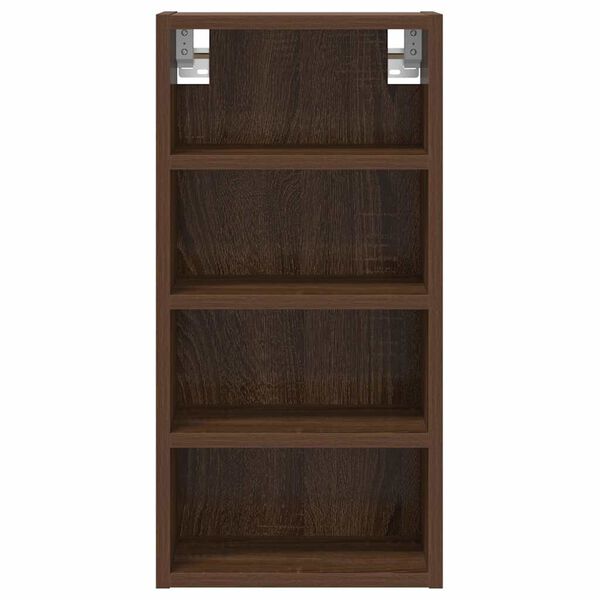vidaXL Hanging Cabinet Riga Brown Oak 30x29.5x60 cm Engineered Wood