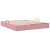 vidaXL Storage Bed with Mattress with Storage Pink 160 x 200 cm Velvet