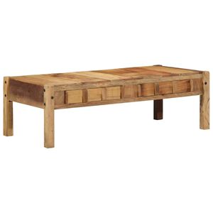 vidaXL Coffee Table Brown 110 x 54 x 35 cm Solid Reclaim Wood