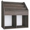 vidaXL Children's Magazine Rack | Grey and Sonoma Oak
