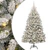 vidaXL Artificial Christmas Tree 180 cm 300 LEDs Warm White