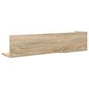 vidaXL Wall Shelves 2 pcs Sonoma Oak 75x16.5x16.5 cm Engineered Wood