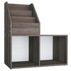 vidaXL Kids Magazine Rack | Grey and Sonoma Oak | Engineered wood and melamine