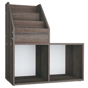 vidaXL Kids Magazine Rack | Grey and Sonoma Oak | Engineered wood and melamine
