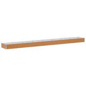 vidaXL Garden Raised Bed Light Brown 775 x 100 x 36 cm