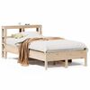 vidaXL Bed Frame without Mattress 75x190 cm Small Single Solid Wood Pine