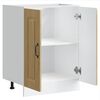 vidaXL Sink Base Cabinet Kalmar Sonoma Oak 60x46x81.5 cm Engineered Wood