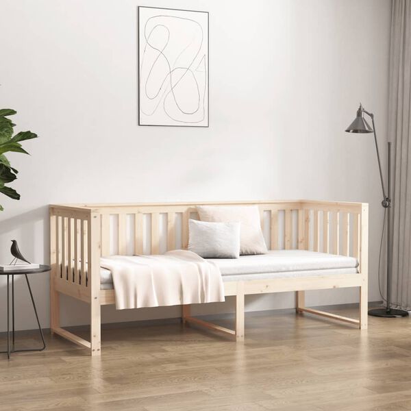 vidaXL Day Bed without Mattress 80x200 cm Solid Wood Pine