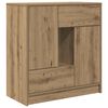 vidaXL Sideboard with Drawers and Doors Artisan Oak 70.5x34x74.5 cm