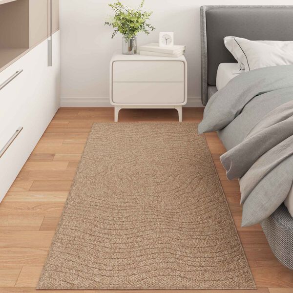 vidaXL Area Rugs Moire Rectangular HUARTE Natural 150 x 80 cm