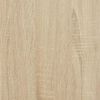 vidaXL Wardrobe Sonoma Oak 100x50x200 cm Engineered Wood