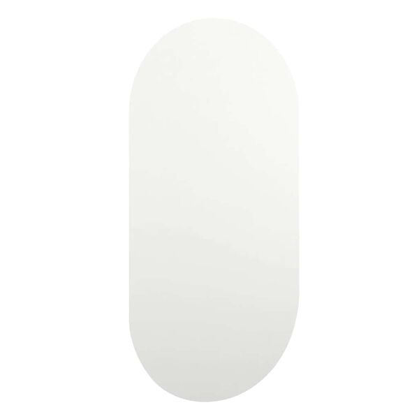 vidaXL Mirror with LED Lights 80x40 cm Glass Oval