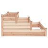 vidaXL Garden Raised Bed 120x120x56 cm Solid Wood Fir